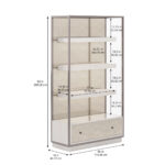 Mezzanine – Light Gray Etagere By Art Furniture Storage Furniture Mobilia Cleopatra 16 Mezzanine – Light Gray Etagere By Art Furniture 16