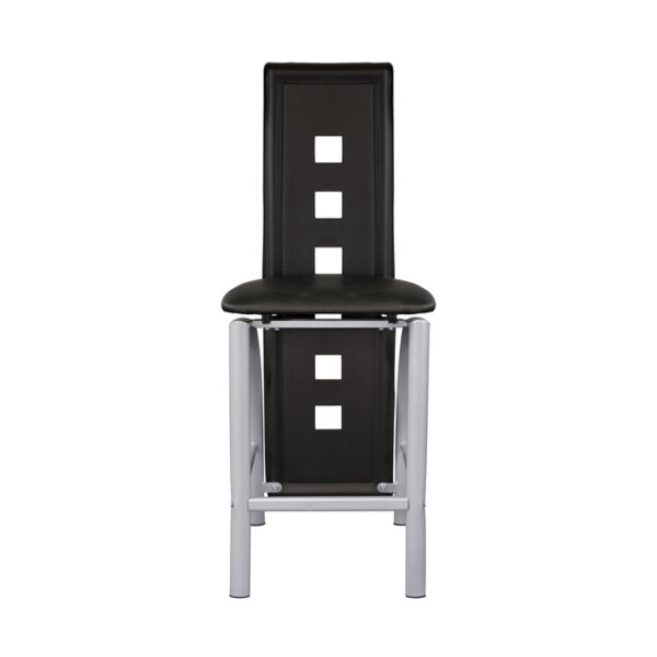 Silver metal Sona Collection Counter Height Chair By Homelegance 8