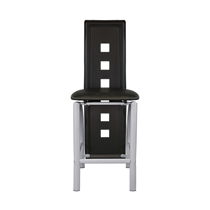 Silver metal Sona Collection Counter Height Chair By Homelegance