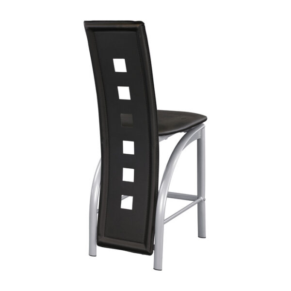 Silver metal Sona Collection Counter Height Chair By Homelegance 10