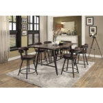 Brown Appert Collection Counter Height Chair By Homelegance 11