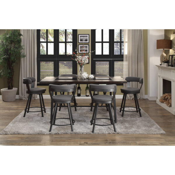 Gray Appert Collection Counter Height Chair By Homelegance 6