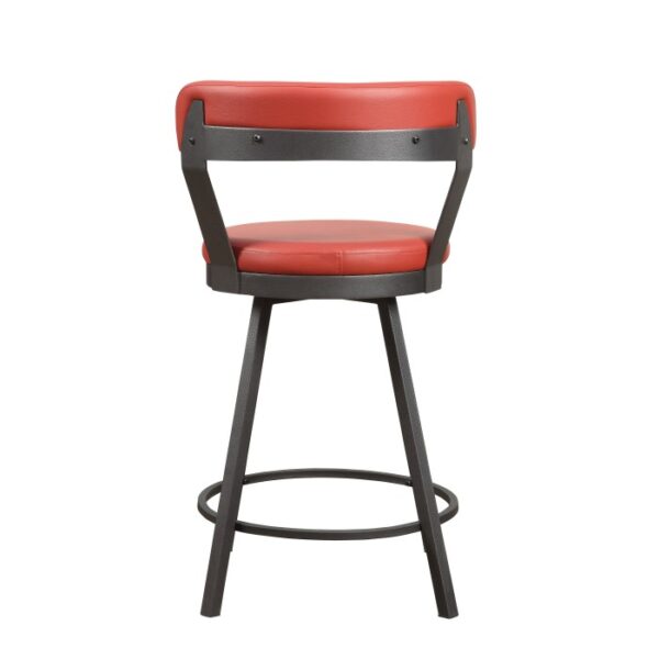 Red Appert Collection Counter Height Chair By Homelegance 7