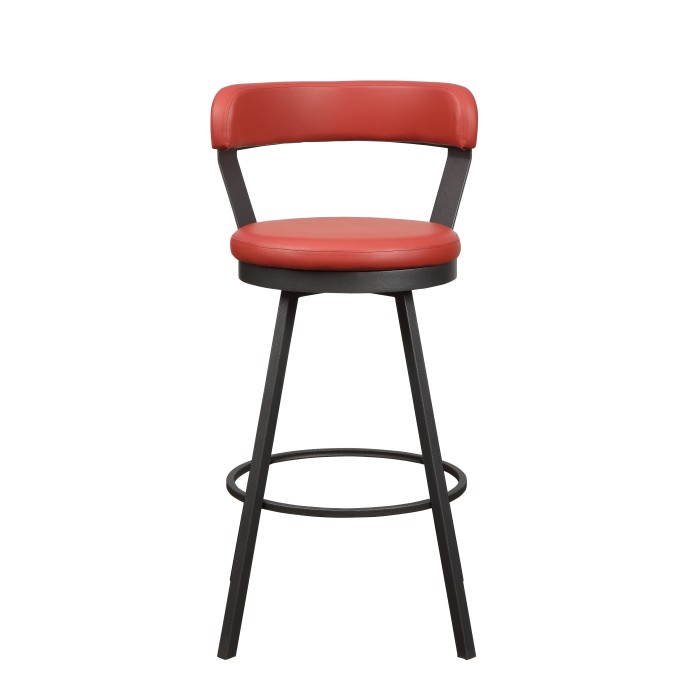 Red Appert Collection Pub Chair By Homelegance