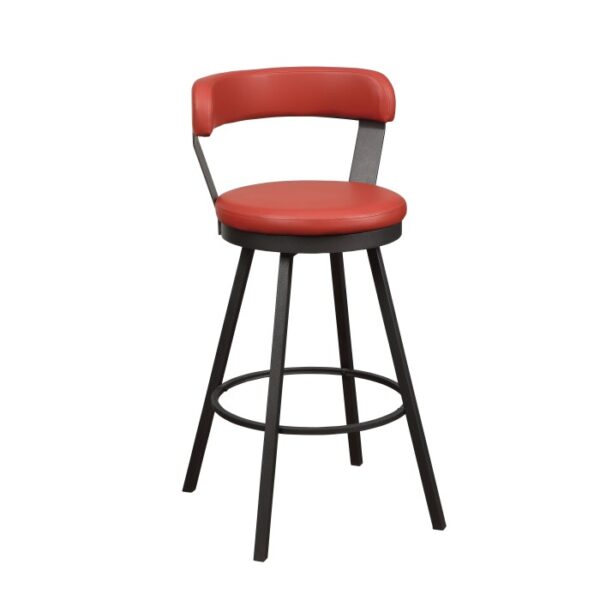 Red Appert Collection Pub Chair By Homelegance 7