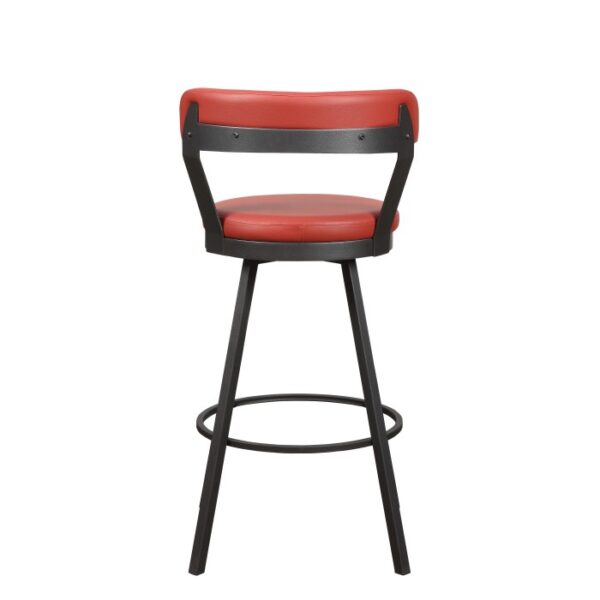 Red Appert Collection Pub Chair By Homelegance 8