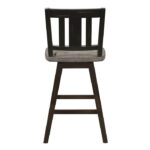 Distressed gray and black Amsonia Collection Slat Back Swivel Counter Height Chair By Homelegance Counter Chair Mobilia Cleopatra 21 Distressed gray and black Amsonia Collection Slat Back Swivel Counter Height Chair By Homelegance 21