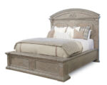 Arch Salvage 6/6 Chambers Brown Panel Bed-Parch By Art Furniture 13