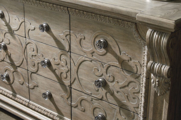 Arch Salvage-Wren Brown Dresser-Parch By Art Furniture 9
