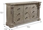 Arch Salvage-Wren Brown Dresser-Parch By Art Furniture 16