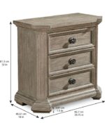 Arch Salvage-Cady Brown Nightstand-Parch By Art Furniture 13
