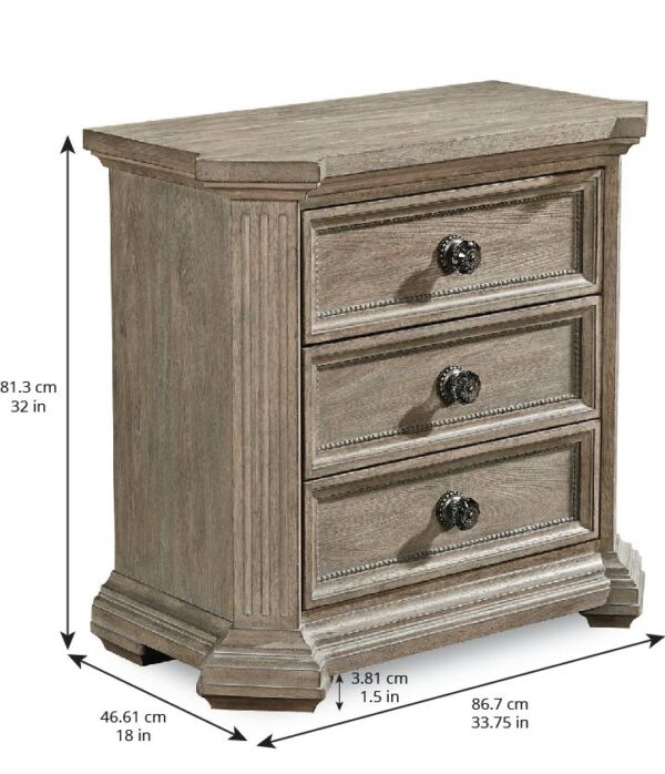 Arch Salvage-Cady Brown Nightstand-Parch By Art Furniture 9