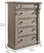 Arch Salvage-Jackson Drawer Brown Chest-Parch By Art Furniture 14
