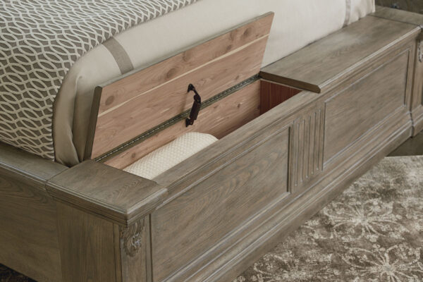 Arch Salvage 6/6 Chambers Brown Panel Bed-Parch By Art Furniture 9