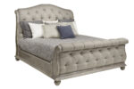 Summer Creek Shoals 5/0 Upholstery Natural Tufted Sleigh Bed By Art Furniture Luxury Beds Mobilia Cleopatra 11 Summer Creek Shoals 5/0 Upholstery Natural Tufted Sleigh Bed By Art Furniture 11