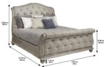 Summer Creek Shoals 6/6 Upholstery Natural Tufted Sleigh Bed By Art Furniture Luxury Beds Mobilia Cleopatra 12 Summer Creek Shoals 6/6 Upholstery Natural Tufted Sleigh Bed By Art Furniture 12