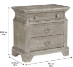 Summer Creek Natural Bedside Chest By Art Furniture 10