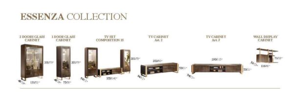 Essenza Entertainment Center p11833 By ESF Furniture 12