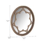 Architrave-Round Almond Mirror By Art Furniture 12