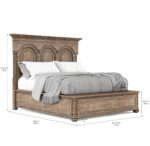 Architrave 6/6 Almond Panel Bed By Art Furniture 17
