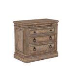 Architrave-3 Drawer Almond Nightstand By Art Furniture 11