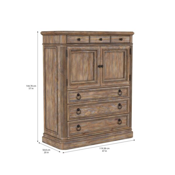 Architrave-Door / Drawer Almond Chest By Art Furniture 6