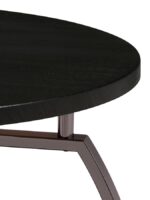 Dacre Round End Table Dark Grey and Black Nickel 722207 By Coaster Furniture 13
