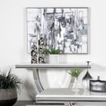 Kerwin U-base Rectangle Sofa Table White and Chrome 708539 By Coaster Furniture 19