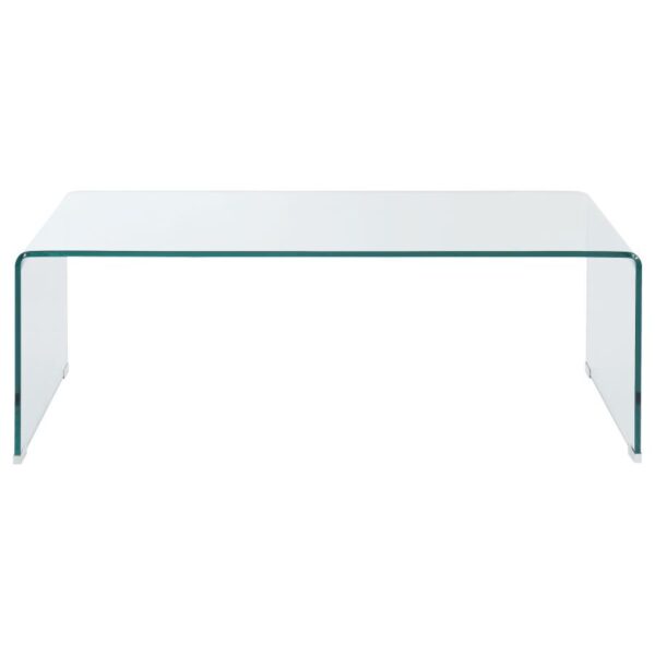 Ripley Rectangular Coffee Table Clear 705328 By Coaster Furniture 10