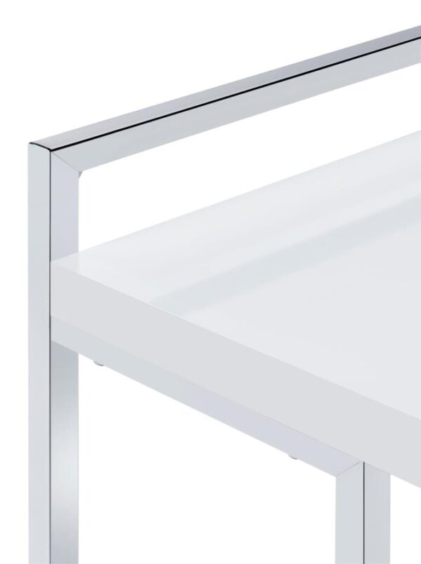 Dani Rectangular Snack Table with Metal Base 936118 By Coaster Furniture 15