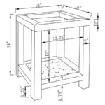 Valentina Square End Table with Glass Top Mirror 736217 By Coaster Furniture 17