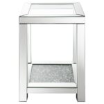 Valentina Square End Table with Glass Top Mirror 736217 By Coaster Furniture 14
