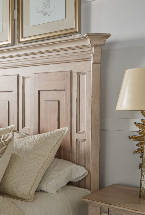 Alcove 6/0 California King Belgian Ivory Panel Bed By Art Furniture - Image 2