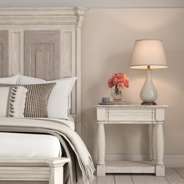 Alcove Belgian Ivory Accent Nightstand By Art Furniture 6