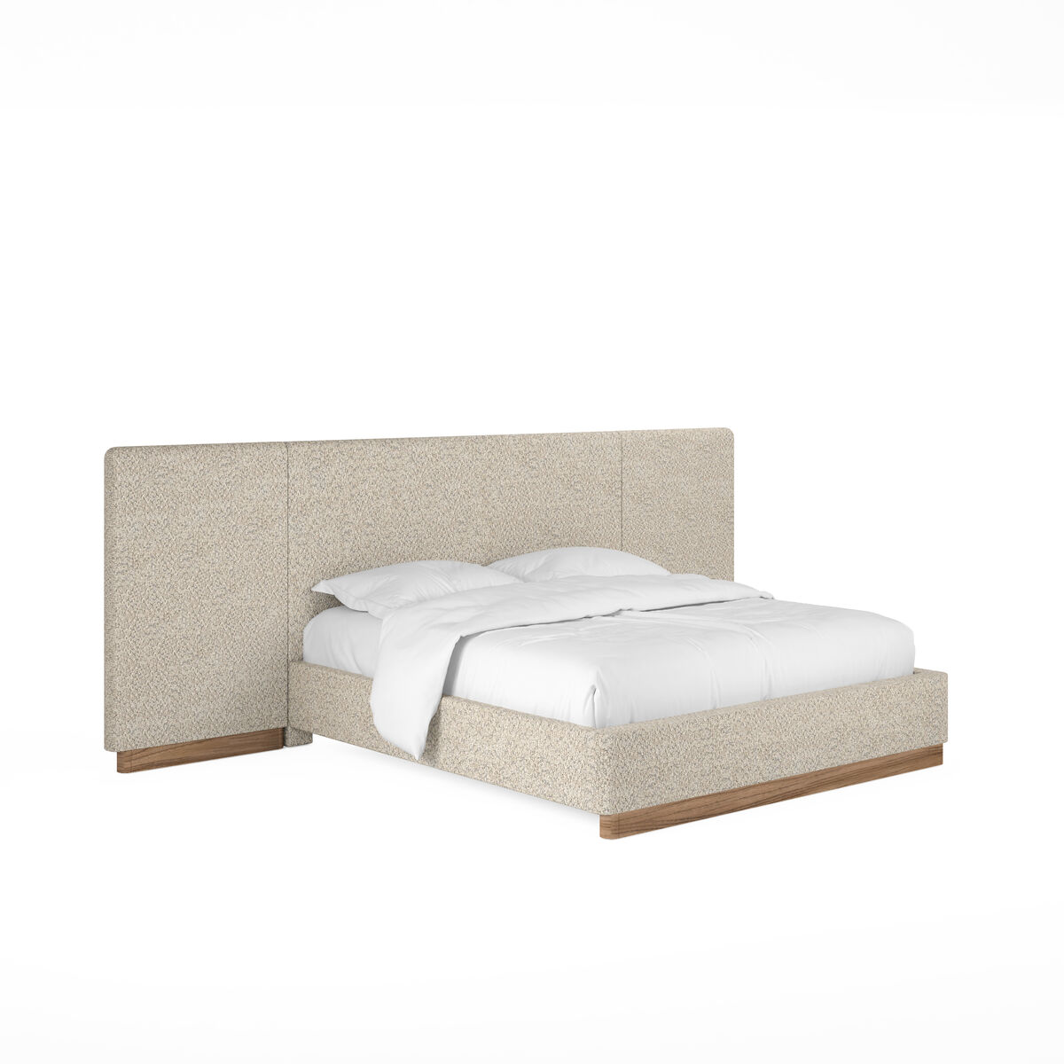 Portico-5/0 Upholstered Bed w/End Panel By Art Furniture
