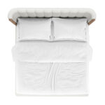 Portico-5/0 Upholstered Shelter Bed By Art Furniture 10