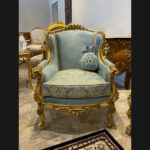 5pcs Handmade Cesar Green Sofa set 12