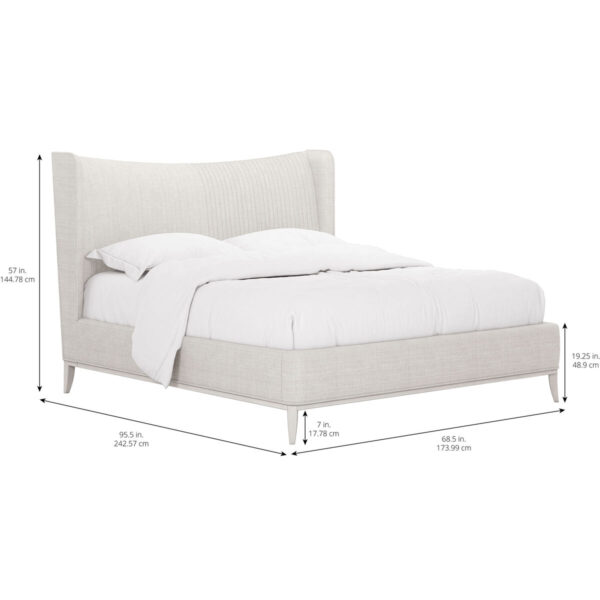 Mezzanine – 5/0 Queen Light Gray Upholstered Shelter Bed By Art Furniture 9