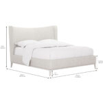 Mezzanine – 6/6 King Light Gray Upholstered Shelter Bed By Art Furniture 13