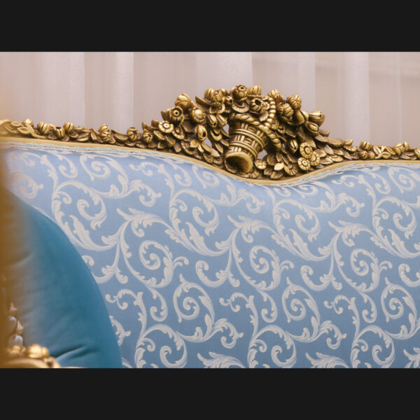 Handmade Moonlight Blue Sofa 7