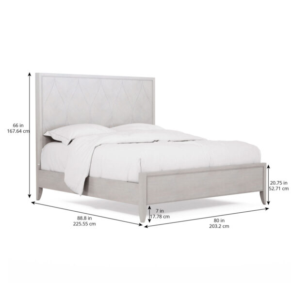 Mezzanine – 6/6 Light Gray Panel Bed By Art Furniture 8