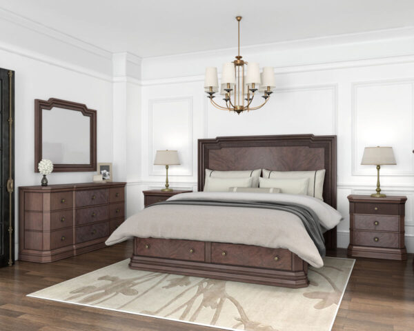 Revival Mahogany King Platform Bed By Art Furniture 10