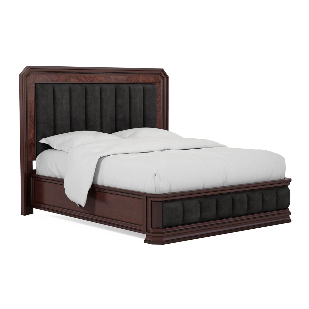 Revival Mahogany King Upholstered Bed By Art Furniture
