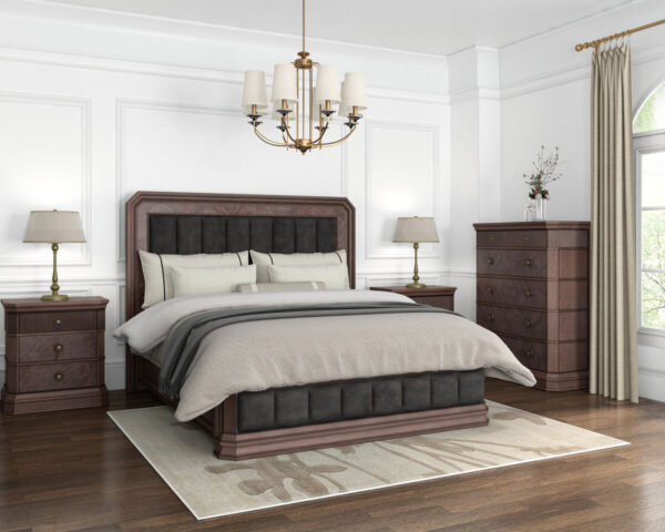 Revival Mahogany King Upholstered Bed By Art Furniture 6