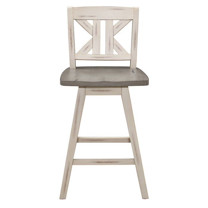 Amsonia Collection Swivel X back Counter Height Chair By Homelegance
