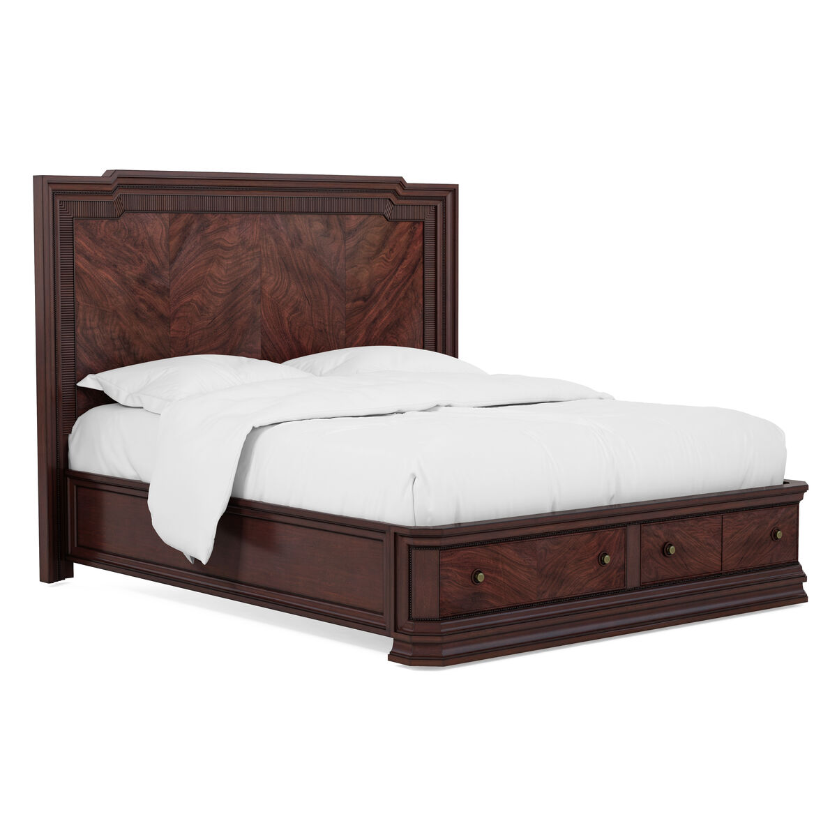 Revival Mahogany King Platform Bed By Art Furniture