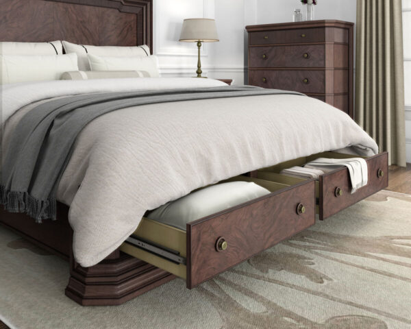 Revival Mahogany King Platform Bed By Art Furniture 9