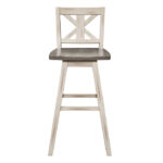 Distressed gray and White Amsonia Collection Pub Counter Height Chair By Homelegance Counter Chair Mobilia Cleopatra 9 Distressed gray and White Amsonia Collection Pub Counter Height Chair By Homelegance 9