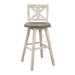 Distressed gray and White Amsonia Collection Pub Counter Height Chair By Homelegance Counter Chair Mobilia Cleopatra 11 Distressed gray and White Amsonia Collection Pub Counter Height Chair By Homelegance 11