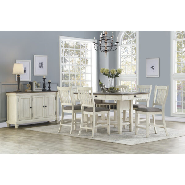 Antique White Granby Collection Collection Counter Height Chair By Homelegance 8